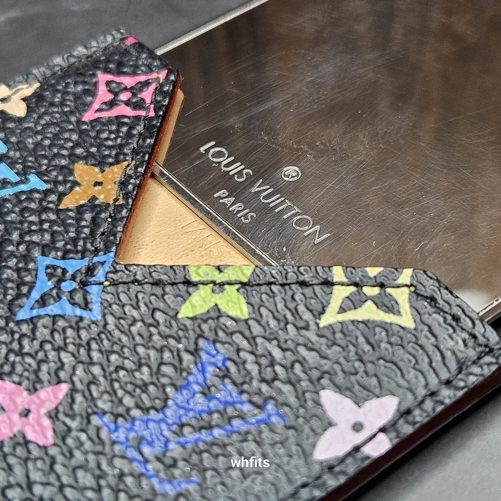 Louis Vuitton Multicolor Monogram (Rare Blue Colorway) Pocket Mirror - Picture 3 of 4